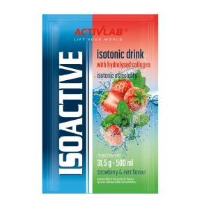 Isoactive - truskawka-mięta (saszetka 31,50 g) ACTIVLAB