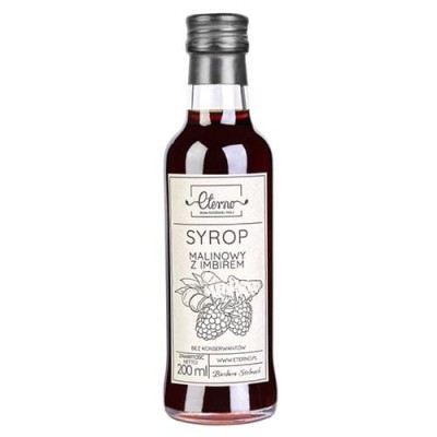 Syrop malina z imbirem 200ml ETERNO
