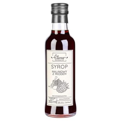 Syrop malina z miodem 200ml ETERNO