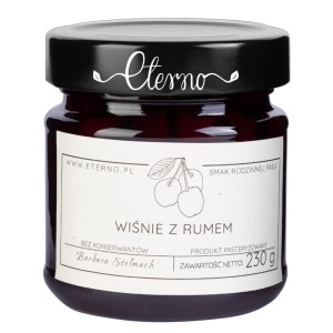 Wiśnie z rumem 230g ETERNO