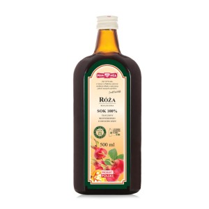Sok z róży 100% 500ml  POLSKA RÓŻA