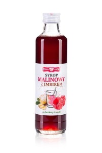 Syrop malinowy z imbirem 250ml POLSKA RÓŻA