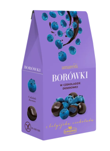 Borówki w czekoladzie deserowej 80g AMARESTI