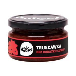 Konfitura z Truskawek bez dodatku cukrów 195g ATODOBRE!
