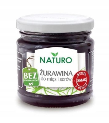 Żurawina do mięs i serów 220g NATURA