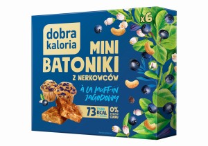Mini batoniki a'la muffin jagodowy 102g DOBRA KALORIA