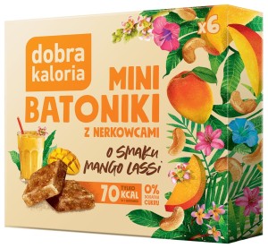 Mini batoniki o smaku mango lassi 102g DOBRA KALORIA
