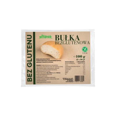 Bezglutenowa bułka jasna 2x50g WITPAK
