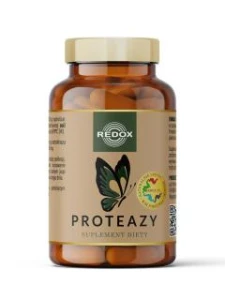 Proteazy+ 60 kapsułek RED-OX