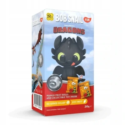 Przekąska mango z zabawką  20g BOB SNAIL EAT&FUN