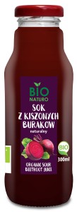 Sok z buraków kiszonych naturalny ekologiczny 300ml BioNaturo