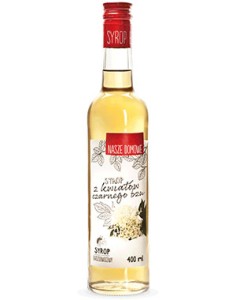 Syrop z  KWIATU czarnego BZU 400ml Nasze Domowe