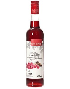 Syrop z malin z CYNAMONEM I GOŹDZIKAMI 400ml Nasze Domowe