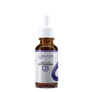 witamina D3 2000IU 30ml KROPLE NaturPlanet *wit.słońca