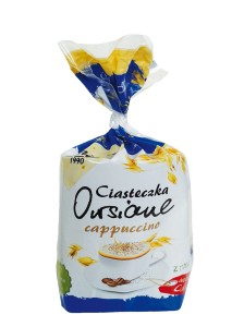 Ciasteczka owsiane cappucino BEZ CUKRU 150g Ania
