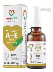 witaminy A+E  forte KROPLE 30ml MyVita