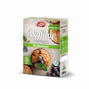 MUFFINY klasyczne bezglutenowe 280g Celiko