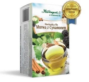 herbatka fix MORWA z cynamonem 20*2g Herbapol Kraków