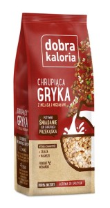 Gryka do chrupania z MIGDAŁAMI I MELASĄ 100g Dobra Kaloria
