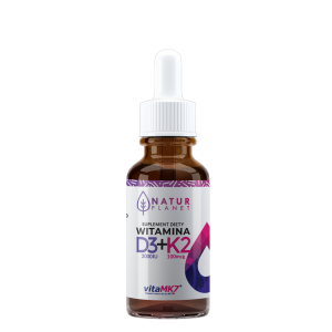 witamina D3 + K2 mk7 FORTE 30ml KROPLE NaturPlanet
