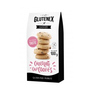 Ciastka z kawałkami czekolady bezglutenowe 100g Glutenex 