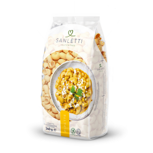 Makaron Pipette kolanka bezglutenowy 340g Sanletti