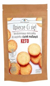 Mieszanka na keto ciastka maślane bezglutenowe 350g Pięć Przemian  