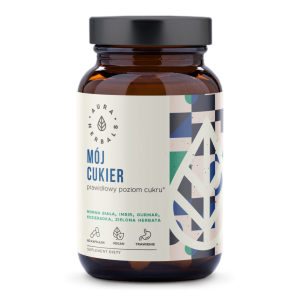 Prawidłowy poziom cukru Mój cukier 60kapsułek AuraHerbals