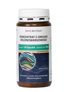 Ekstrakt z OMUŁKA ZIELONOWARGOWEGO 500mg 150 kapsułek SANCT BERNHARD OMUŁEK
