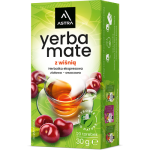 Yerba mate z wiśnią 20szt Astra