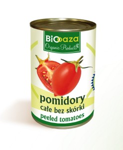 Pomidory bez skórki całe 400g Biooaza