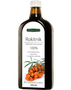 sok ROKITNIK  100%  bez cukru  500ml Premium Rosa